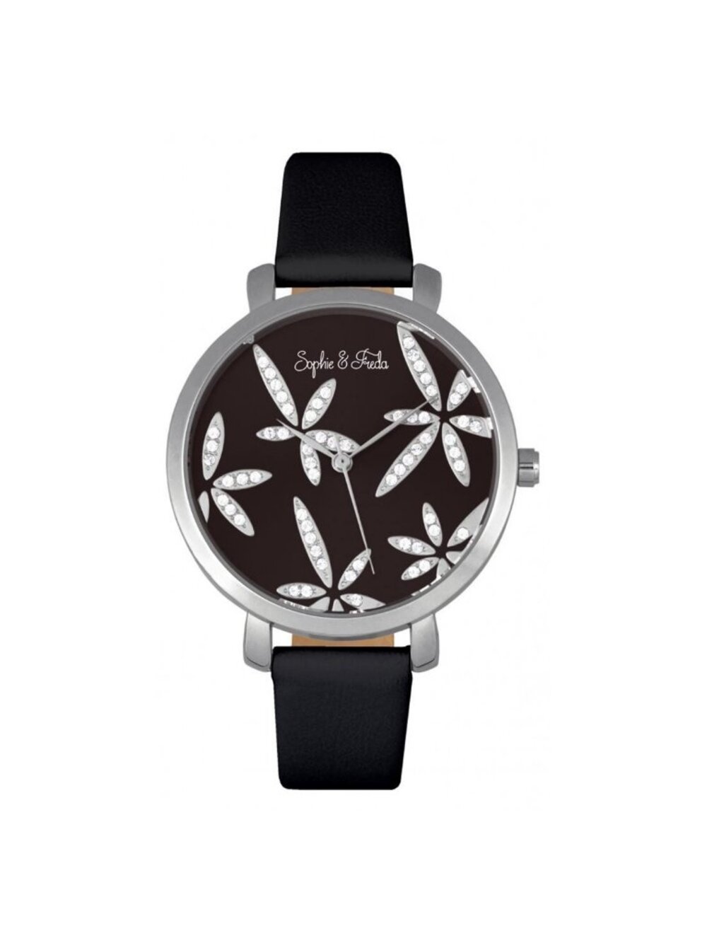 NWT Sophie And Freda Key West Black Dial Ladies Watch